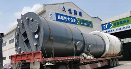 江苏南京固体废物50立方PE储罐、碳钢罐、钢衬PE设备项目案例